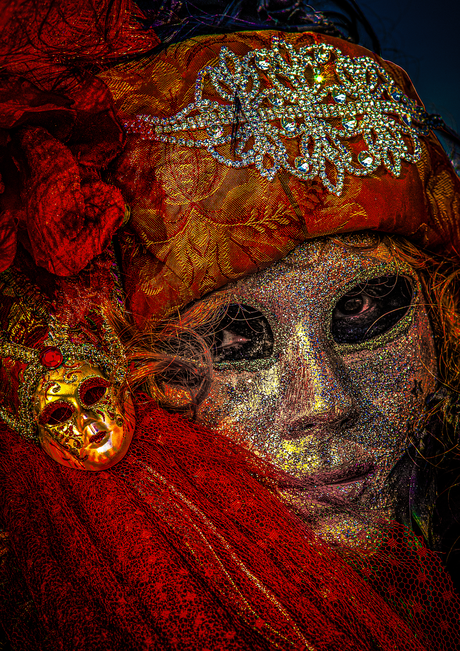 1st Place Alan Price Red Gold and Masked